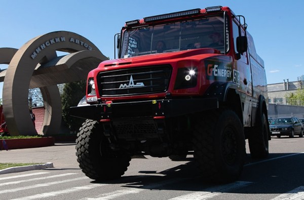 MAZ showed its advanced cars at the exhibition