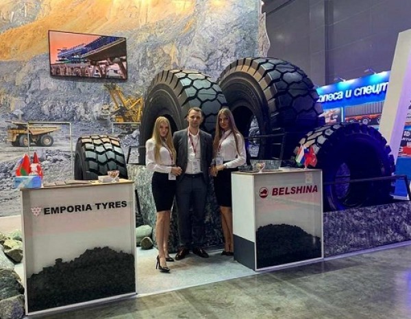 JSC "BELSHINA" together with the official distributor "IMPORIA TYERS" LLC took part in the international exhibition BAUMA CTT RUSSIA
