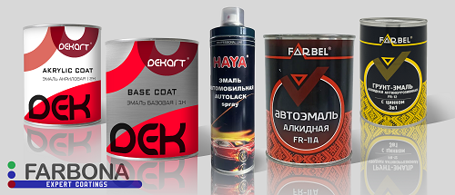 ООО «Фарбона»: автоэмали базовые и акриловые