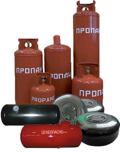 ОАО «Новогрудский завод газовой аппаратуры»: бытовые и автомобильные газовые баллоны