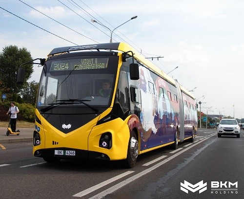 ОАО «УКХ «БКМ»: электробус модели Е433 серии «Витовт» – еще эффективнее, и удобнее для пассажиров!