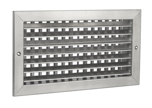 ОДО «ВАРИЖ»: решетка регулируемая РН2-А из нержавеющей стали с двумя рядами взаимно перпендикулярных жалюзи