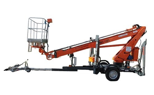 ОАО «Пинский завод средств малой механизации»: подъемник прицепной телескопический ВС-18П